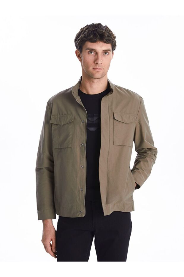 Lcwaikiki Classic Stand Collar Men's Jacket