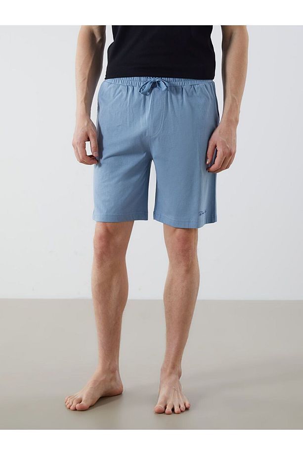 Slim Fit Erkek Pijama Alt Şort - 2