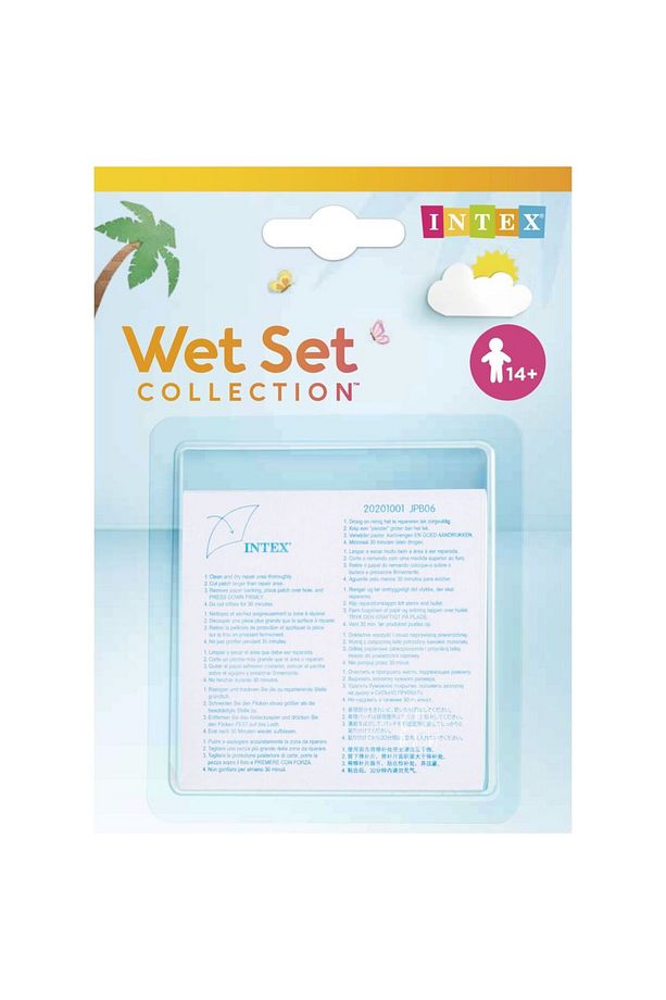 Intex Şişme Simit, Havuz, Yatak ,Bot Tamir Onarım Yaması- Onarım Kiti 12'li Paket M-59631 - 4