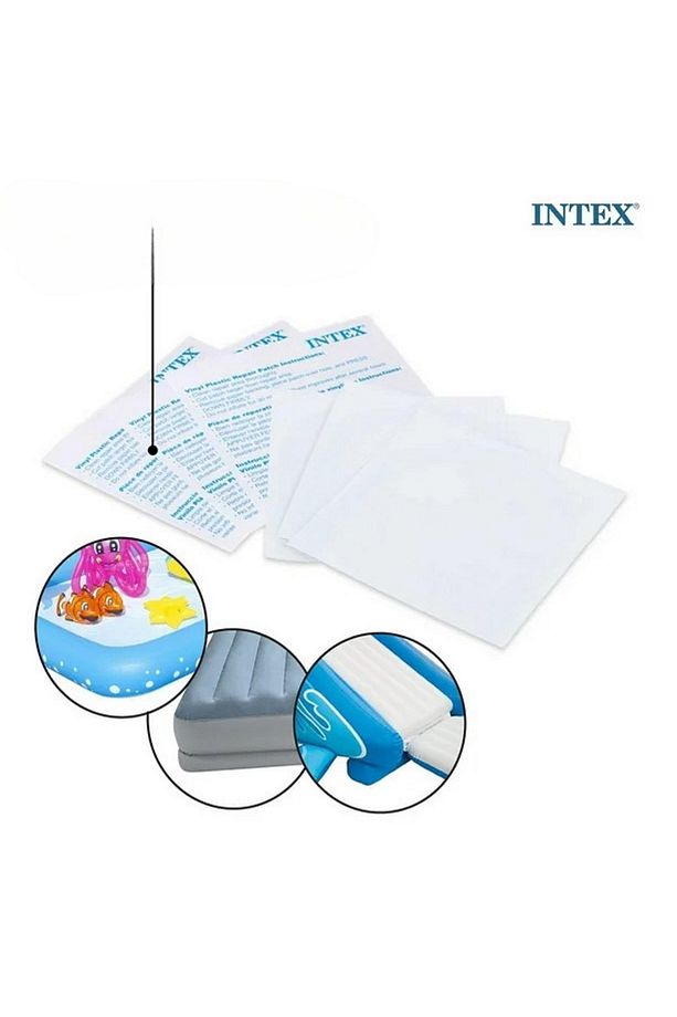 Intex Şişme Simit, Havuz, Yatak ,Bot Tamir Onarım Yaması- Onarım Kiti 12'li Paket M-59631 - 8