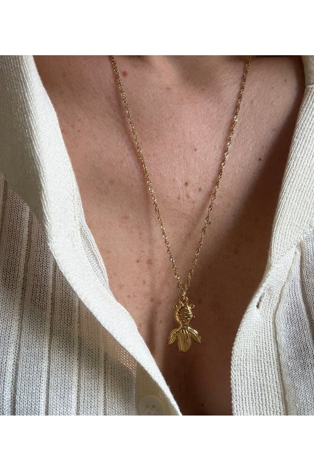 Stainless Steel Fish Luck Necklace