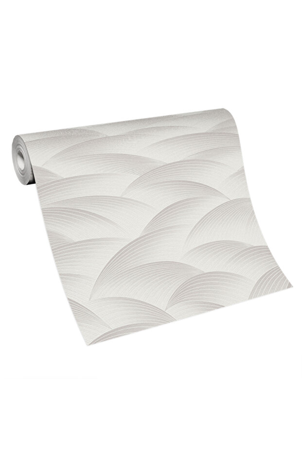 Modern wallpaper with geometric pattern, 3D effect - 1
