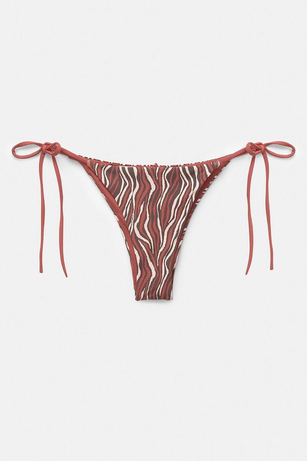 Zebra desenli bikini altı - 5