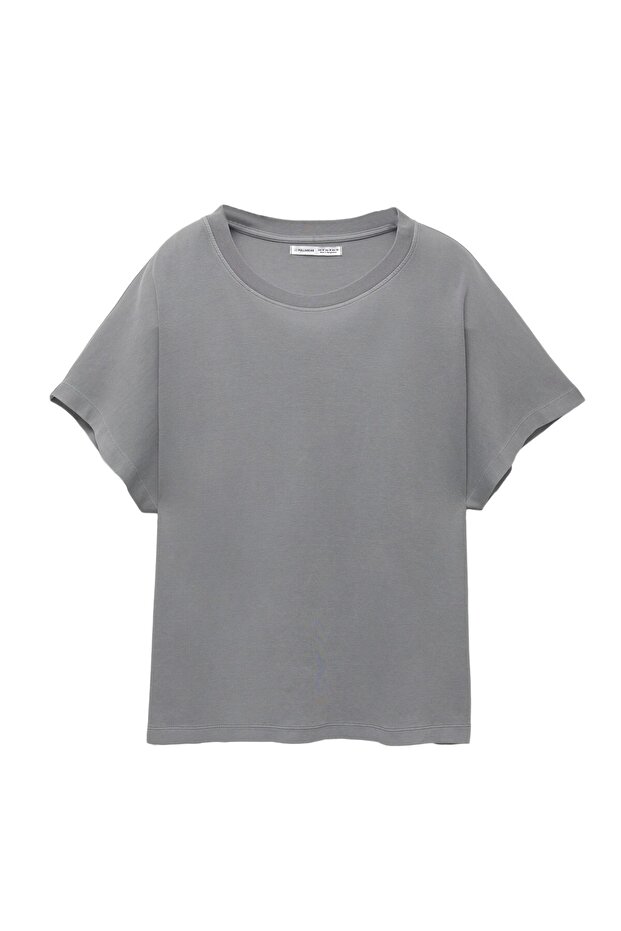Oversize kısa kollu t-shirt - 4
