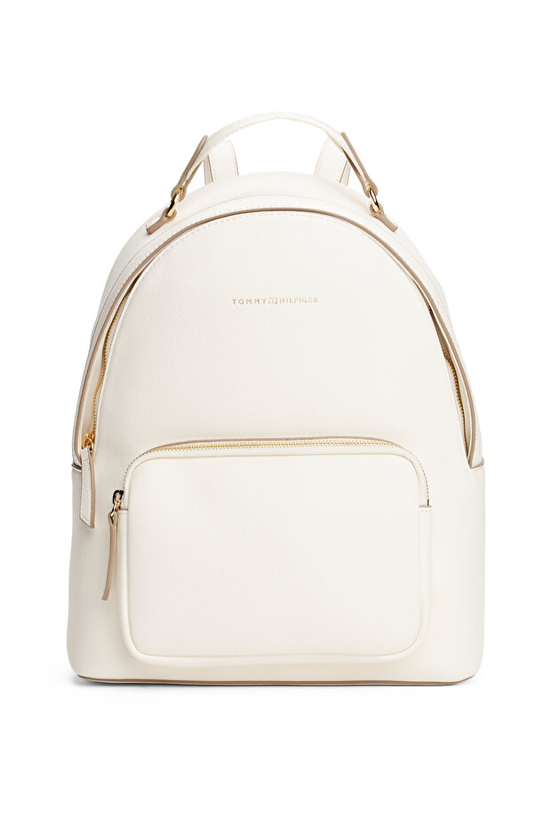 Tommy Hilfiger Women Ivory Petal Logotape Backpack - 1