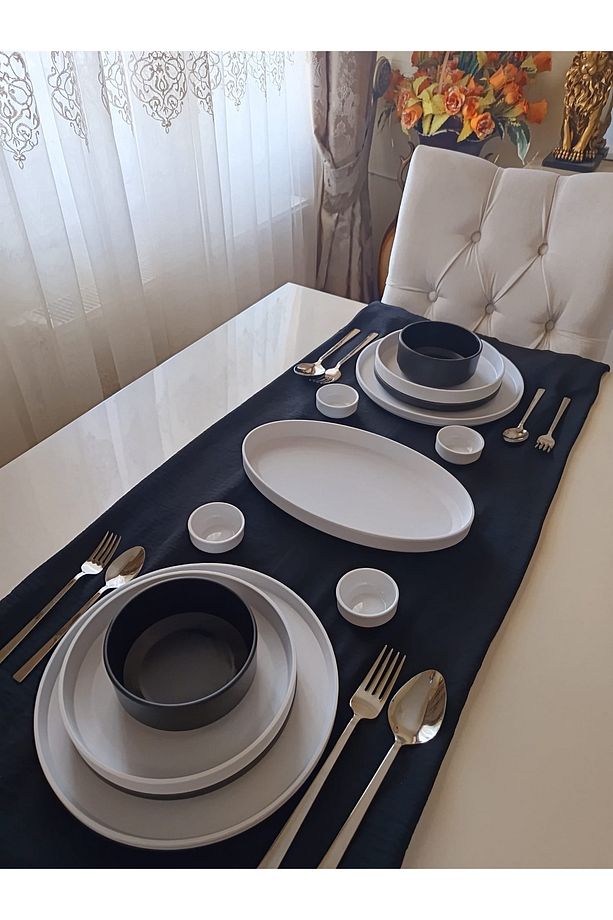 Yemek takımı yeni model 2 kişilik 15 parça set - 3