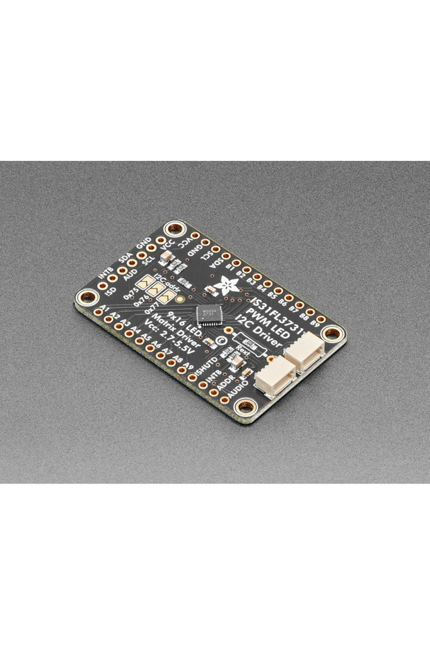 PWM 16x9 Charlieplex LED matrix driver with IS31FL3731 - 1