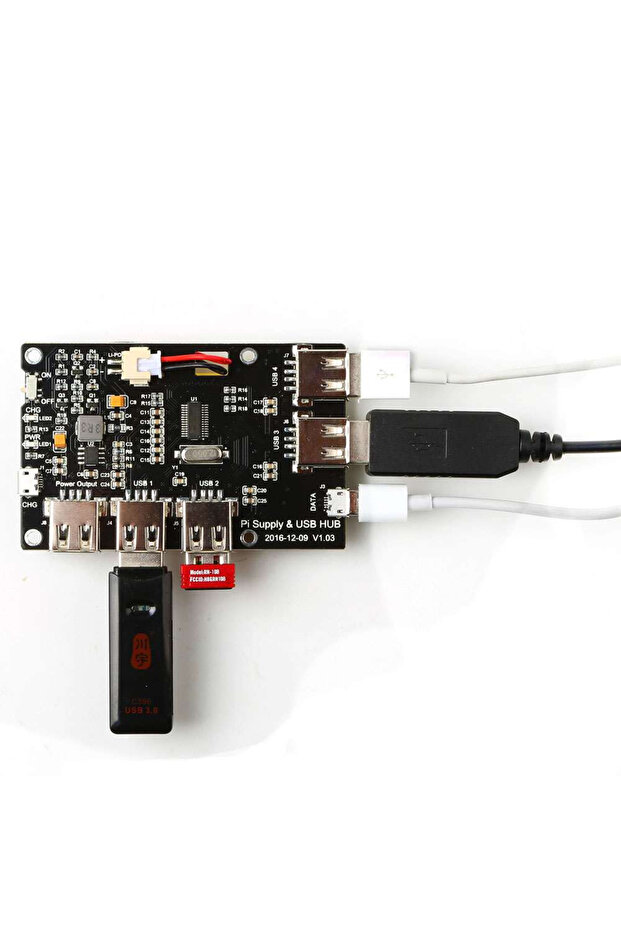 Power module for Raspberry Pi with 4 USB outputs - 1