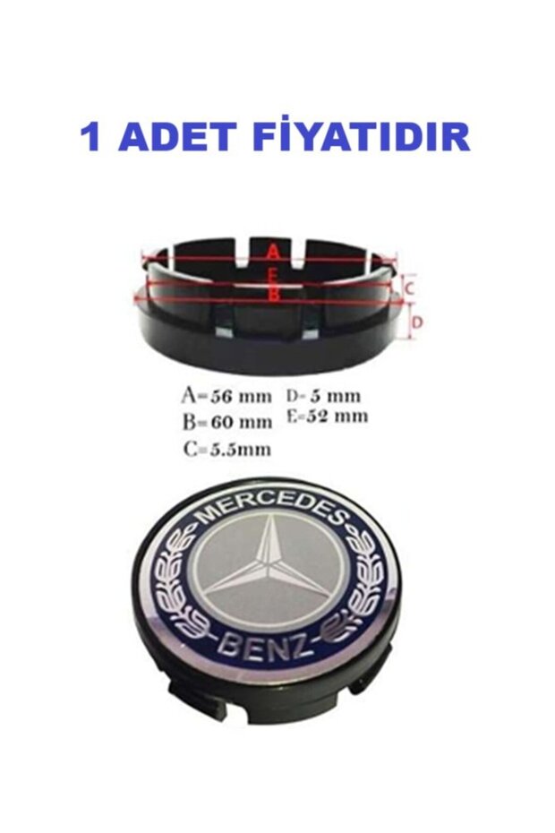 Wheel Hub Arma 60-56 Blue Mercedes