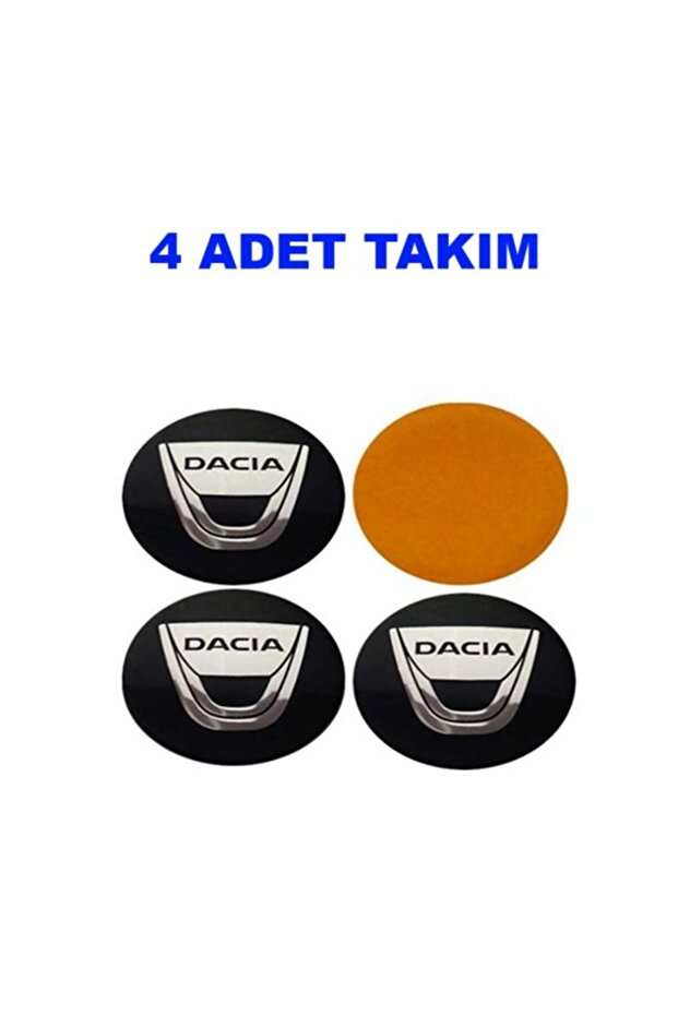 مجموعة من 4 قطع من JANT HUB ARM BLACK ADHESIVE OVAL 56Q DACIA