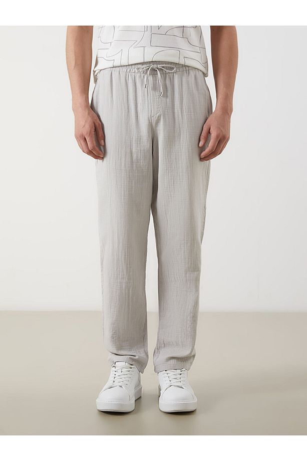 Yeşil Standart Kalıp Erkek Pantolon - 2