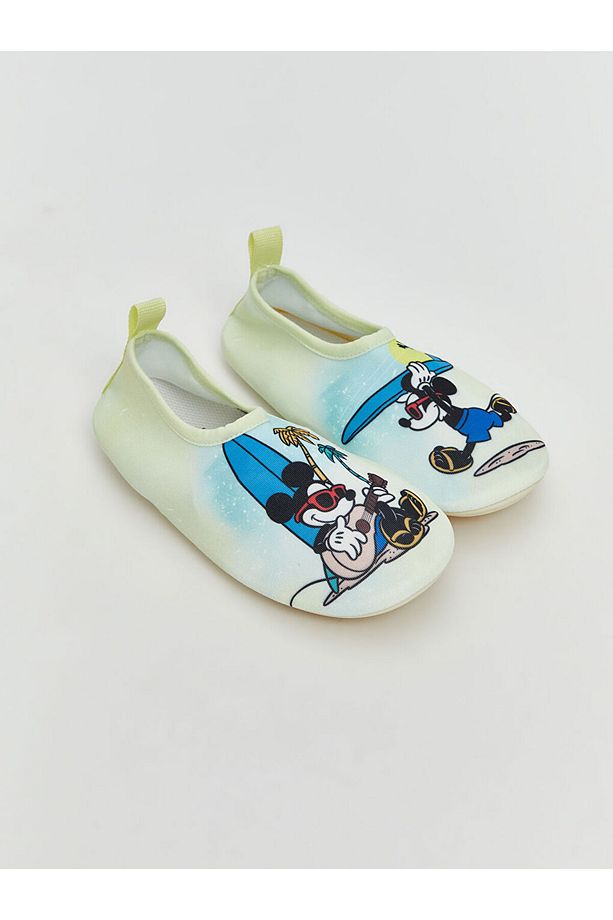 LCW STEPS Karişik Mickey Mouse Baskılı Erkek Bebek Deniz Ayakkabısı - 1