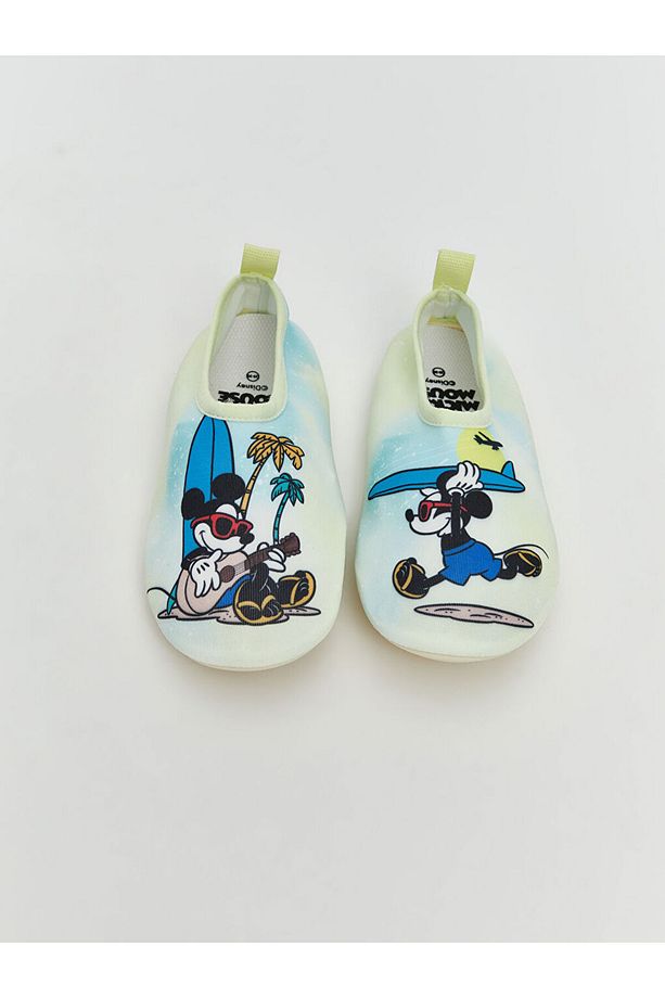 LCW STEPS Karişik Mickey Mouse Baskılı Erkek Bebek Deniz Ayakkabısı - 3