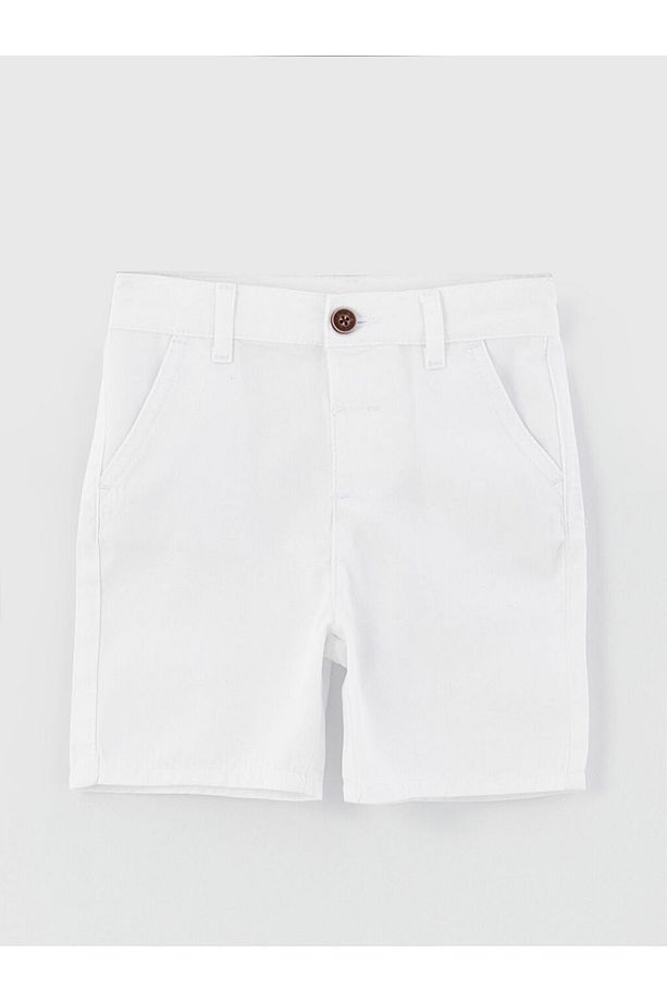 Basic Erkek Bebek Gabardin Şort - 1