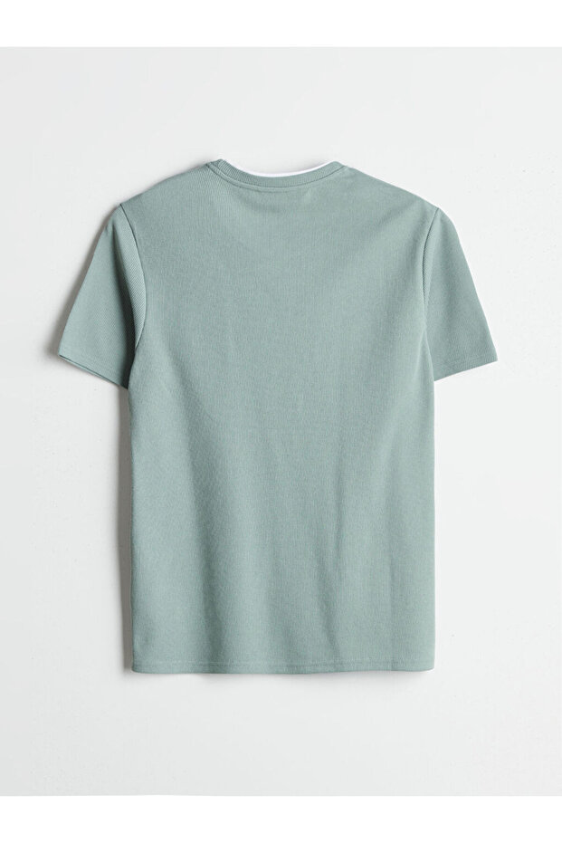 Create Your Style from Uzg Store |   Crew Neck Plain Men's T-Shirt - 6