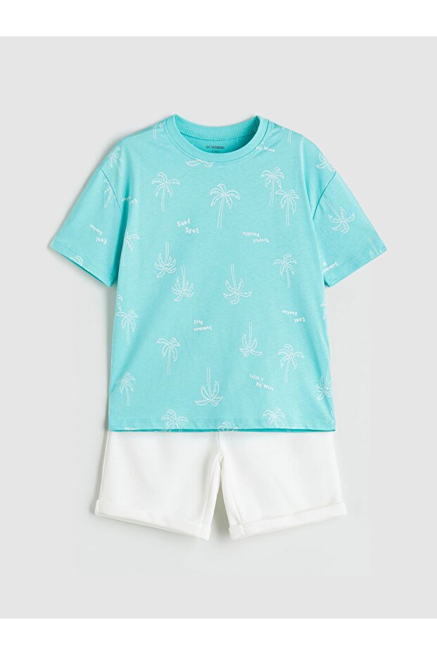 Quality Parts from Celebi Store |   Printed Boys' T-Shirt and Shorts 2 Pack - 1
