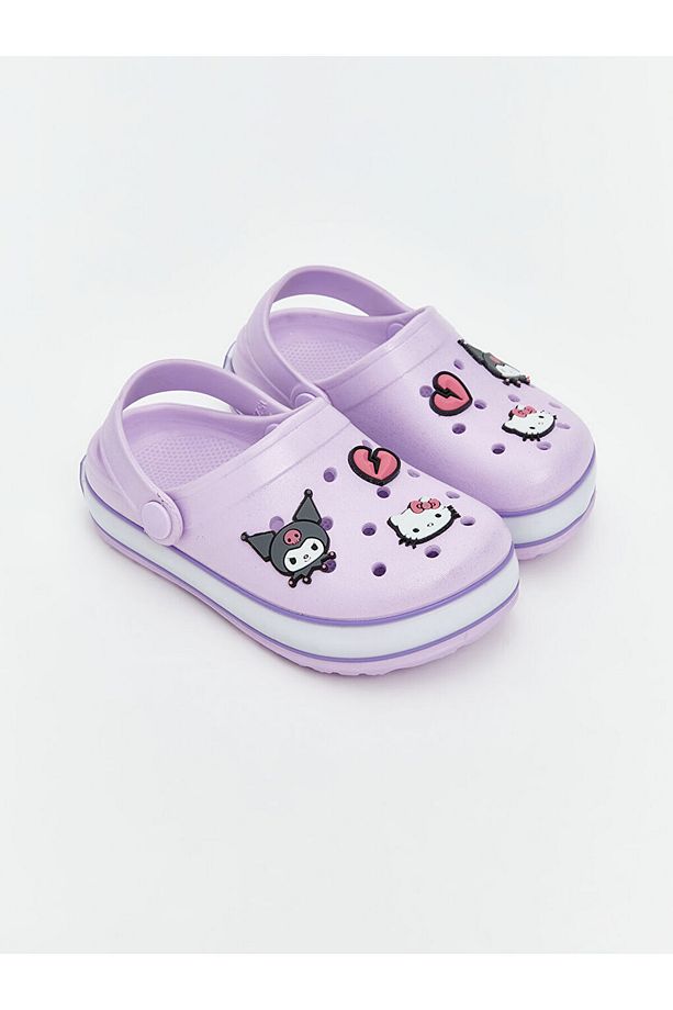 LCW STEPS Lila Kuromi Baskılı Kız Çocuk Plaj Sandaleti - 2
