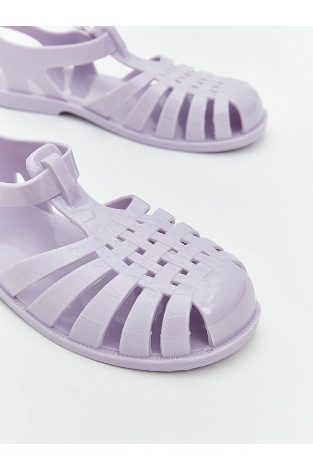 LCW STEPS Lila Kız Çocuk Plaj Sandaleti - 3