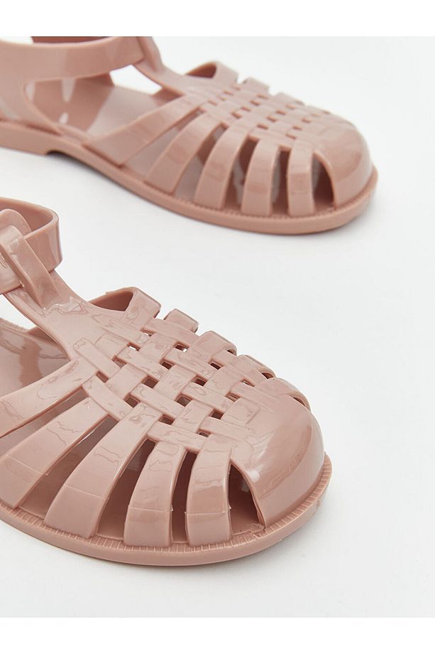 LCW STEPS Pembe Kız Çocuk Plaj Sandaleti - 3