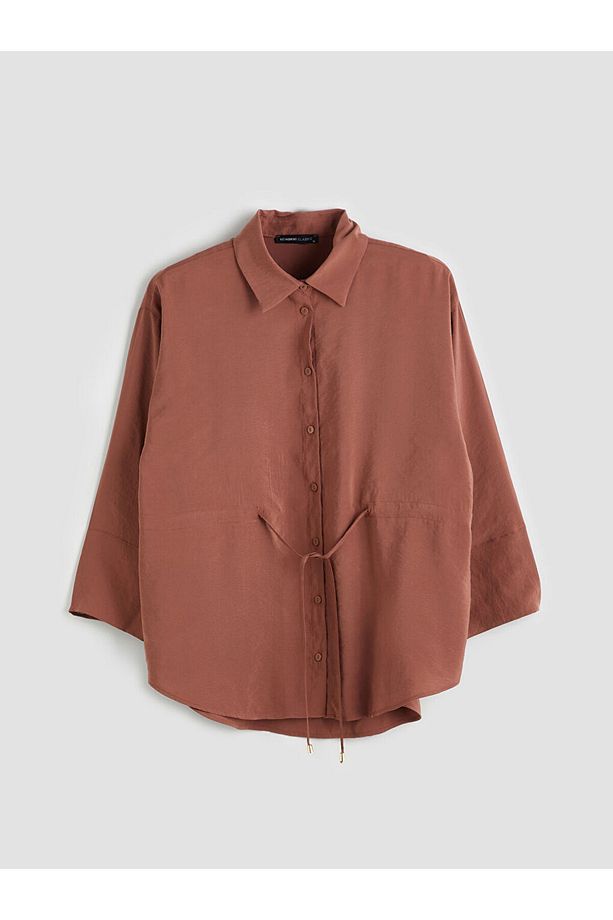 LCW Oversize Modal Karışımlı Kadın Gömlek - 5
