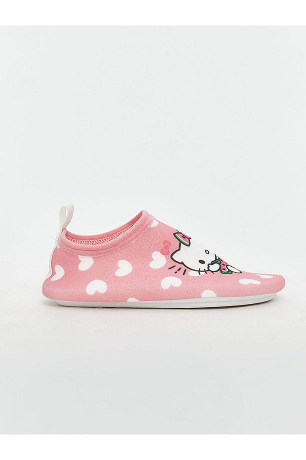 LCW STEPS Pembe Hello Kitty Baskılı Kız Bebek Deniz Ayakkabısı - 2