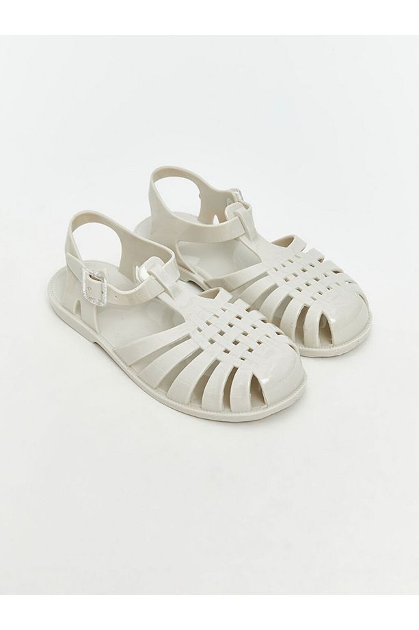 LCW STEPS Bej Kız Çocuk Plaj Sandaleti - 1