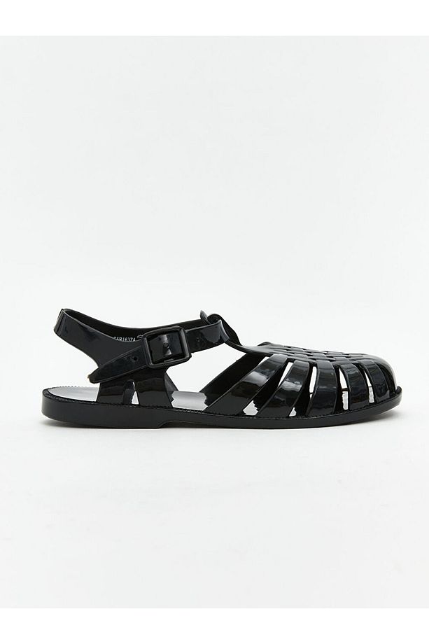 LCW STEPS Siyah Kız Çocuk Plaj Sandaleti - 2