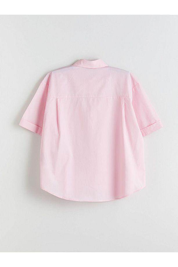 Oversize Poplin Kadın Gömlek - 6