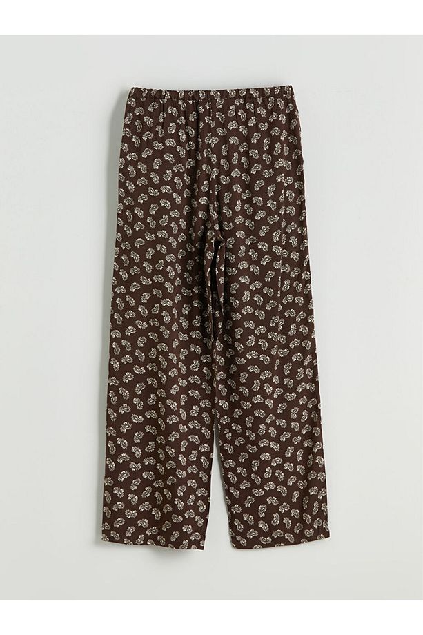 LCW Beli Lastikli Desenli Kadın Pantolon Fast Moda - 8