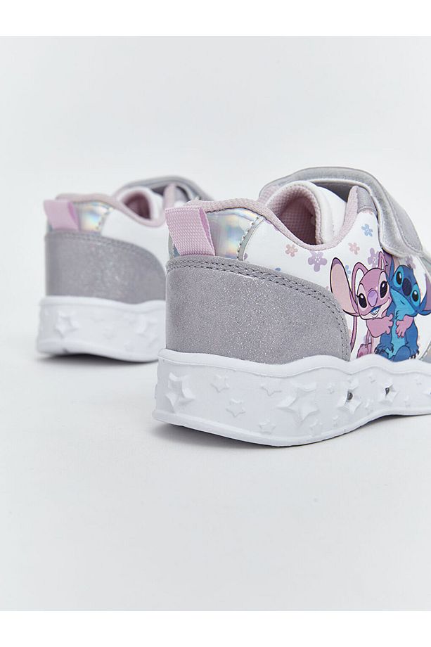 LCW STEPS Lila Lilo ve Stitch Baskılı Kız Çocuk Spor Ayakkabı - 6