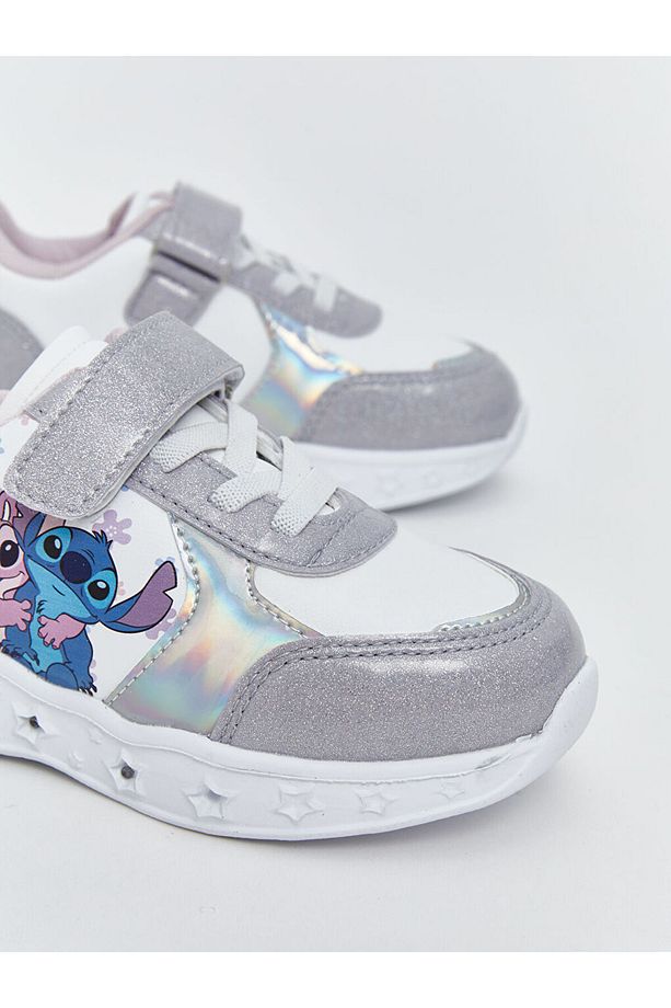 LCW STEPS Lila Lilo ve Stitch Baskılı Kız Çocuk Spor Ayakkabı - 4