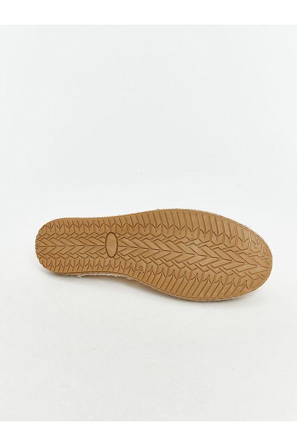 KOOR Bej Hasır Tabanlı Espadril Ayakkabı - 4