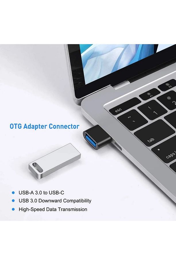 Tüm Type-c Olan Cihazlara Uyumlu Type-c To Usb 3.0 Veri Aktarımı Macbook Flash Bellek Mouse Çevirici - 4