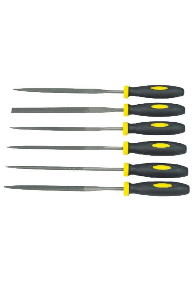 Precision File Set With Bimaterial Handle 160Mm - 6P.
