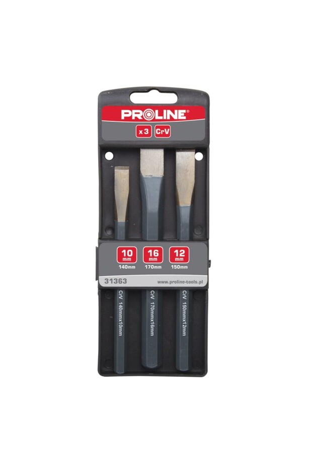 Cr-Va Chisel Set For Metal - 3P. - 1