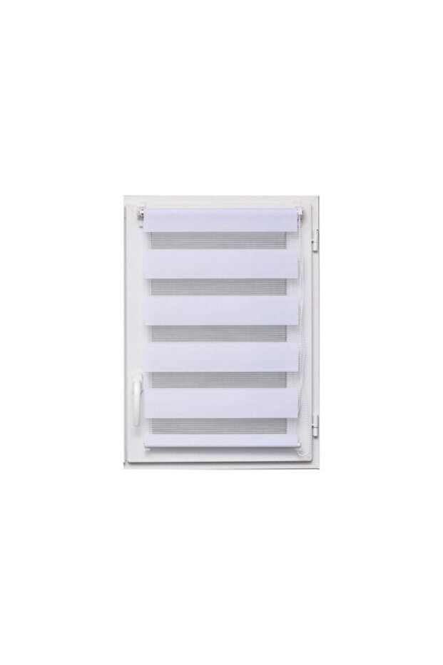 ستائر زيبرا نهارية وليلية دوارة مقاس 120 × 180 سم