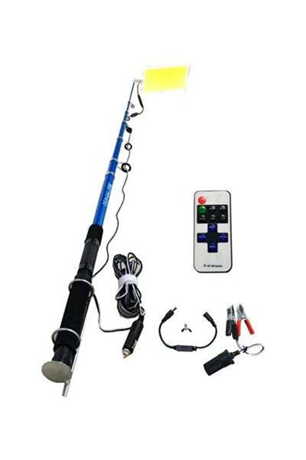 مصباح LED مقاوم للماء متعدد الوظائف مع جهاز تحكم عن بعد بقوة 200 وات - 2