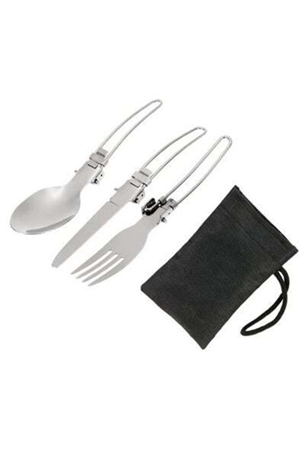 3-Piece Foldable Cutlery Set