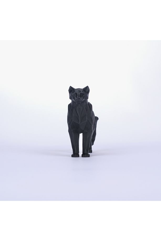 Geometrik Hayvan Biblo – 16 cm Low-Poly Dekor - 4