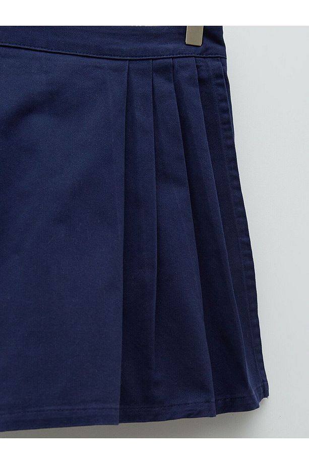 Basic Gabardin Kız Çocuk Şort Etek - 8