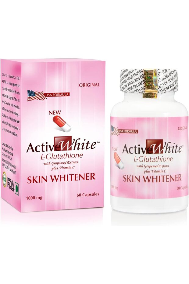 Winlip Active White L Glutathione For Glowing Skin - 60 Capsule