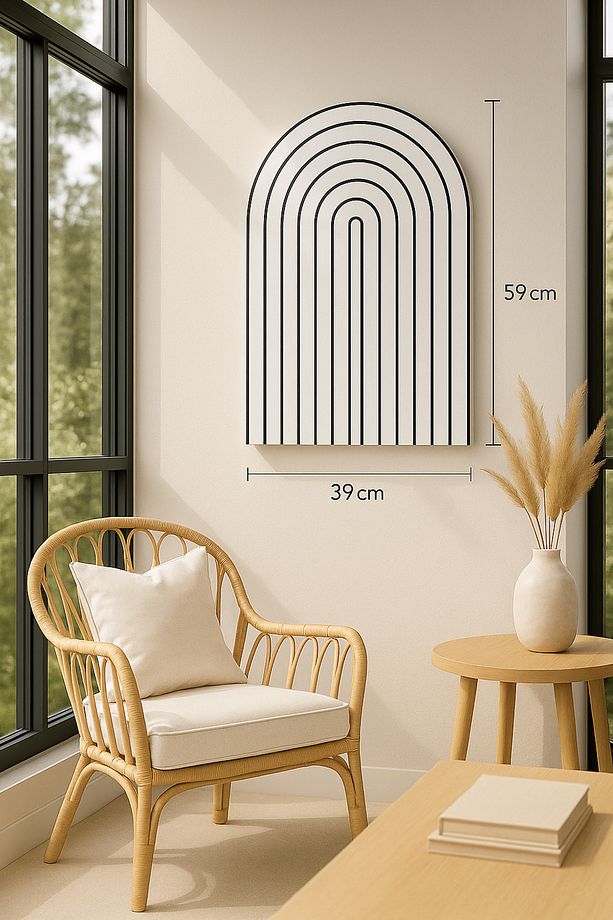Armoni Elit Modern Stil CNC İşlemeli Ahşap - 4