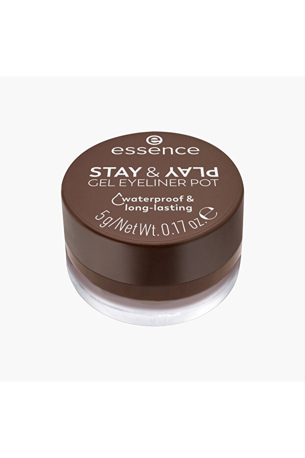 Essence Stay and Play Waterproof Gel Eyeliner Pot - 5 gms