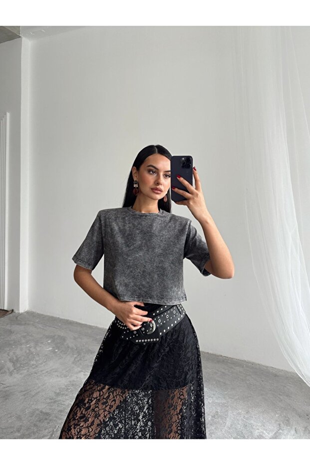 قاعدة قصيرة مبطنة قابلة للغسل - 1