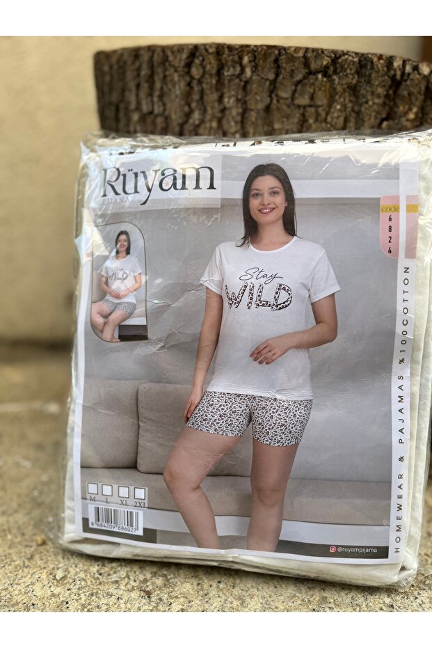 طقم بيجامة نسائي مع شورت