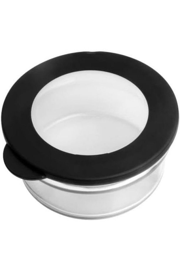 Mithra Life 4 Adet 415 ml Silikon Kapak Cam Kahvaltı Seti Saklama Kabı Mit1086 - 4