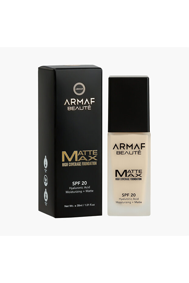 Armaf Beaute Matte Max High Coverage Foundation SPF 20 - 30 ml