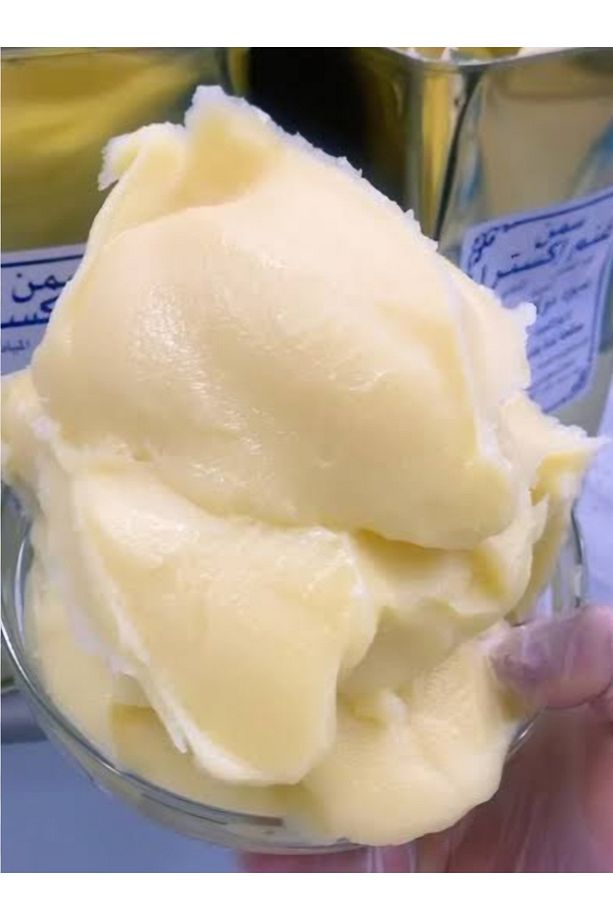 Sade yağ Eritilmiş KOYUN "köy yağı" Ghee 3 kg - 1