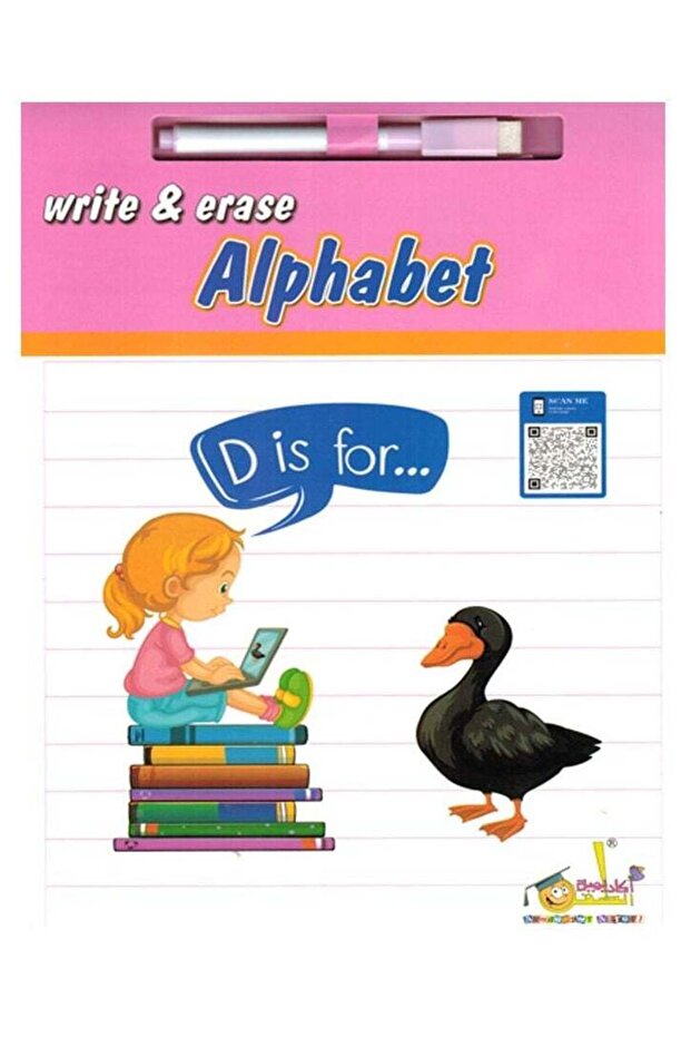 أكتب وأمسح الحروف الأبجدية الإنجليزية