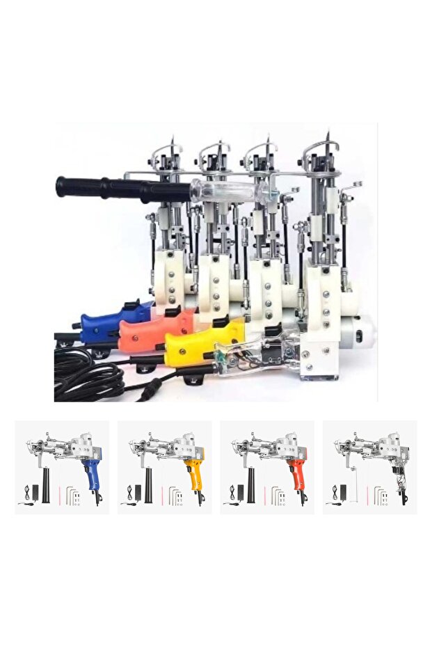 Cut Pile Tufting Makinesi (TABANCASI) (MAVİ Renk) - 1